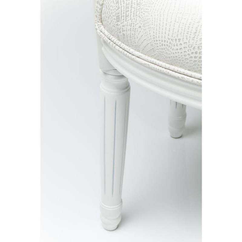 Chair Gastro Louis White Croco